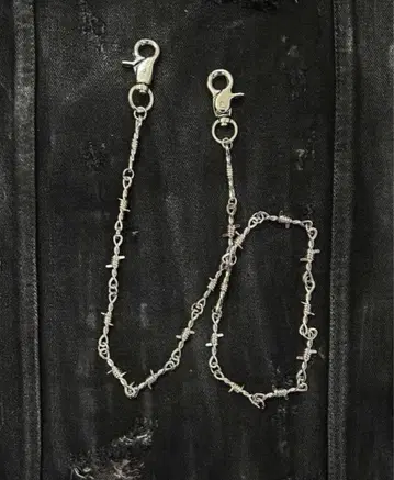 실버톤 지갑 체인 클립 포함