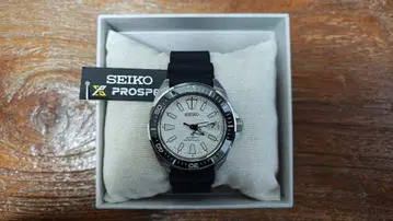 SEIKO Prospex 자동 와인딩 시계 실버/블랙