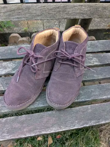 Clarks 아티잔 퍼플 신발