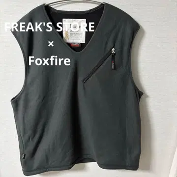 FREAK'S STORE x Foxfire 플리스 베스트 다크 그린