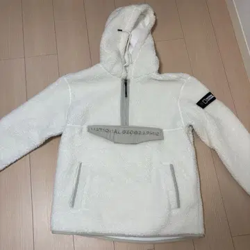 National Geographic 플리스 자켓 XL 화이트