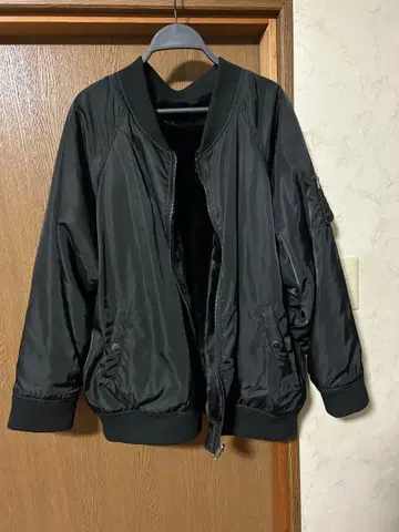 아베일 시마무라 리버서블 MA-1 보아 퍼 자켓 루즈핏