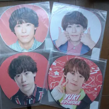 포~ 유~ 코시오카 유키 점보 부채 4장 세트