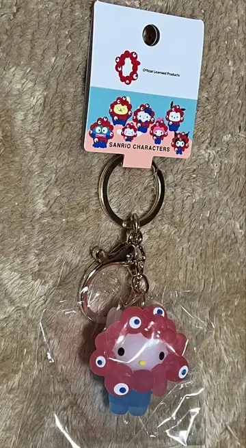 산리오 미야쿠미야쿠 키링 클리어 키티 [ 미개봉 새상품 ]