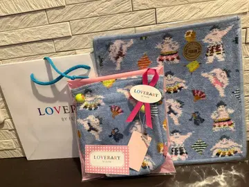 새상품 페이러 하케요이 복조리 래피 완료 손수건 2종 세트 샵 봉투 포함