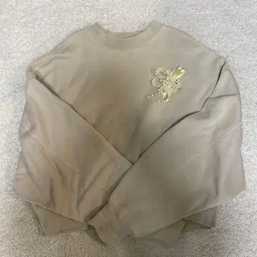 Mila Owen 베이지 맨투맨 M