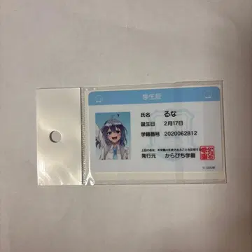 미개봉 컬러풀 피치 루나 트레이딩 학생증