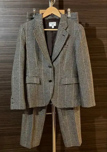 유니클로 INES DE LA FRESSANGE 체크 트위드 셋업 M