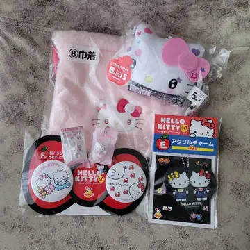 키티 해피 복권 당첨 복권 패키지 미니어처 참 컬렉션