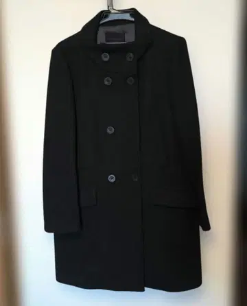 유니클로 울 스탠드 카라 코트 XL