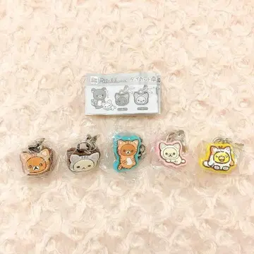 리락쿠마 다이컷 자물쇠 [ 한가로운 고양이 ] 전 5종 풀 컴프