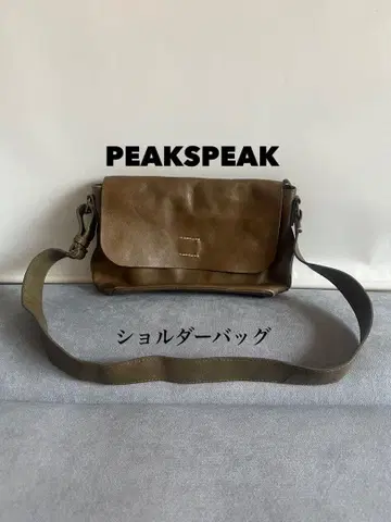 새상품급 [ PEAKSPEAK ] 숄더백 카키