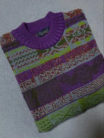 Grosbec 남성용 니트 스웨터 L 사이즈