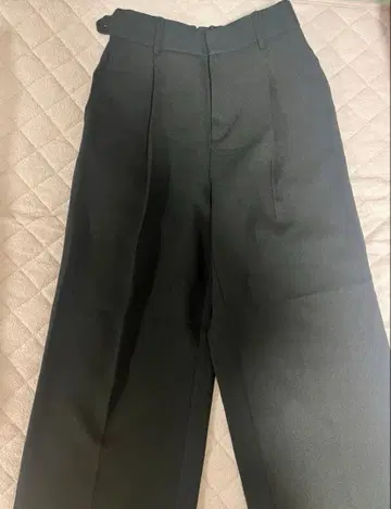 [ easy ] 울리쉬 원턱 와이드 팬츠 [ 셋업 가능/세탁 가능 ]