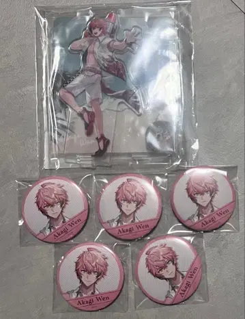 니지산지 아카기 웬 아크릴 스탠드 캔뱃지