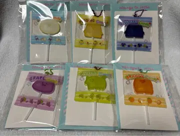 [ 10447 ] 오분구와 함께 캔디팝풍 키링 전종