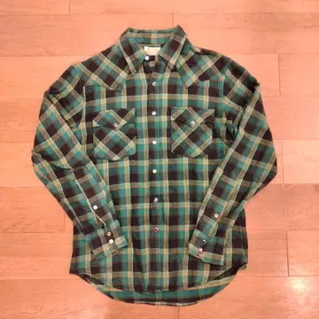 리 스포츠웨어 체크 무늬 플란넬 셔츠 L 사이즈