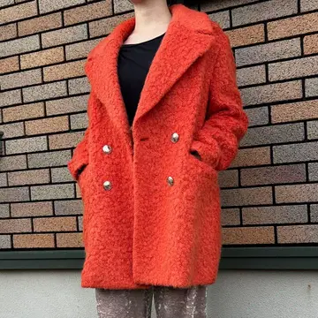 새상품급 Tommyhilfiger 코트 오렌지