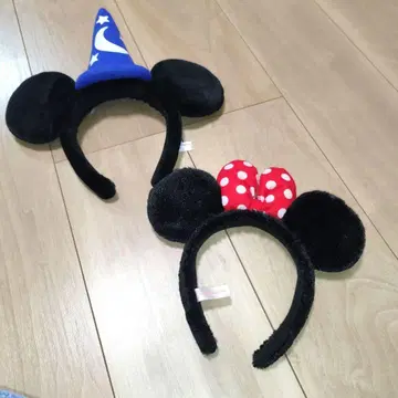 디즈니 머리띠 2세트 미니 마법사 미키