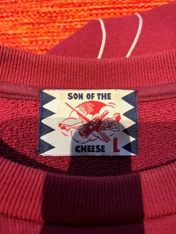 SON OF THE CHEESE 프레임 디자인 트레이닝복 L