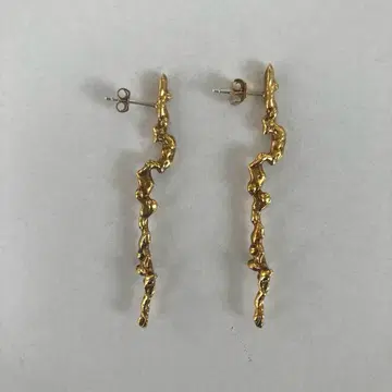 pluie 파사르 귀걸이 골드