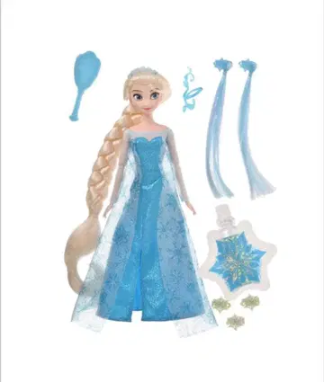 엘사 클래식 인형 헤어 스타일링