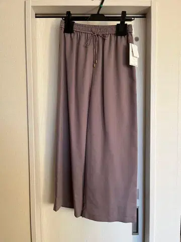 INNOWAVE 와이드 팬츠 핑크 그레이