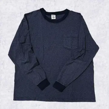 COTTONCOUNTY 코튼 카운티 긴팔 보더 USA제