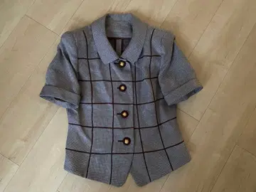 브라운 테일러드 자켓