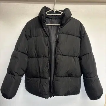 다운 자켓 블랙 여성 M 사이즈