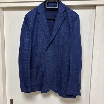 네이비 텍스처 블레이저 L 사이즈