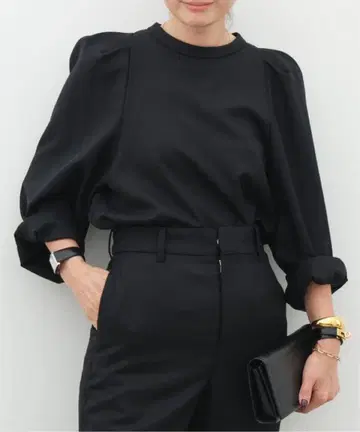 Deuxieme Classe Enchant 블라우스 블랙