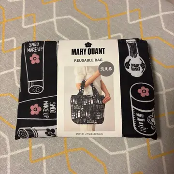 MARY QUANT 에코백 화장품 패턴 새상품 미사용