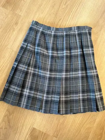 [새상품급] EASTBOY 이스트 보이 체크 플리츠 스커트 7호 겨울용