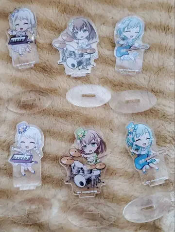 뱅드림 히카와 히나 야마토 마야 와카미야 이브 미니 아크릴 스탠드 세트