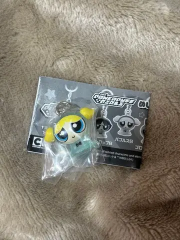 파워퍼프걸 파워퍼프 버블스B 마크 액세서리 가챠가챠