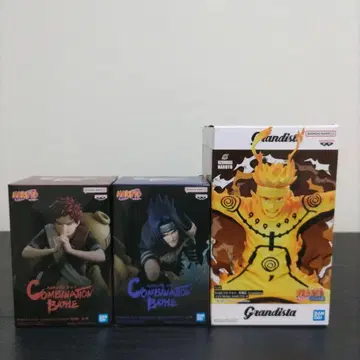 반다이 나루토 피규어 3체 세트