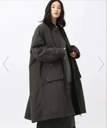 [ natural by clip ] 낚시 롱 코트 블랙