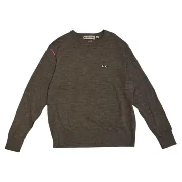 품귀 안야 힌드마치 x 유니클로 3D 리브 크루넥 브라운 XL