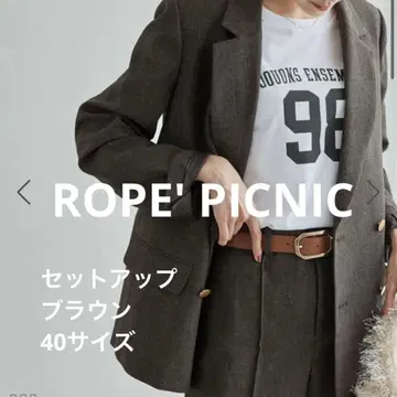 ROPE' PICNIC 울 라이크 서지 셋업 L 사이즈 브라운