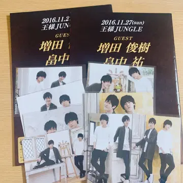 왕자 정글 마스다 토시키 하타나카 스케 팜플렛 브로마이드 세트