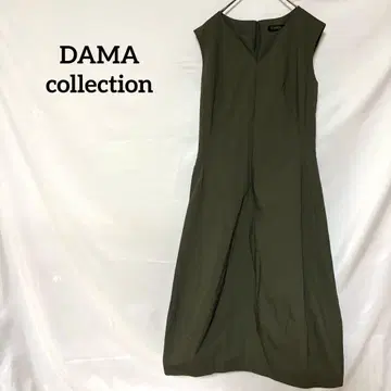 DAMA collection 슬리브리스 원피스 올리브 그린