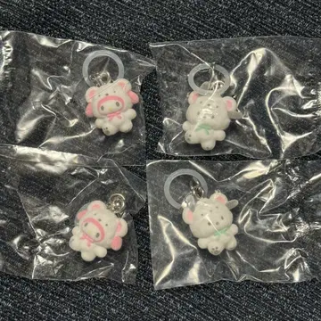 산리오 메지루시 액세서리 포근포근 스노우 세트