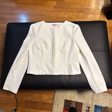 TOCCA 노카라 자켓 M 화이트