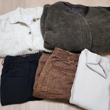 가을/겨울 제품 5점 여성용 묶음 판매 L 사이즈