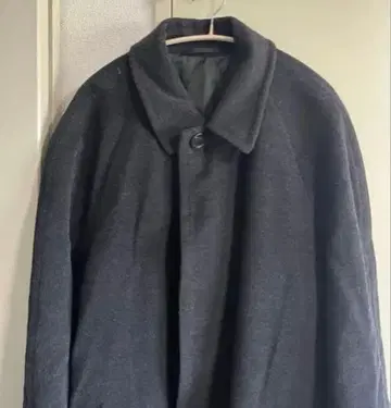 HUGO BOSS 롱 코트 이탈리아제 남성용 XL 상당 블랙