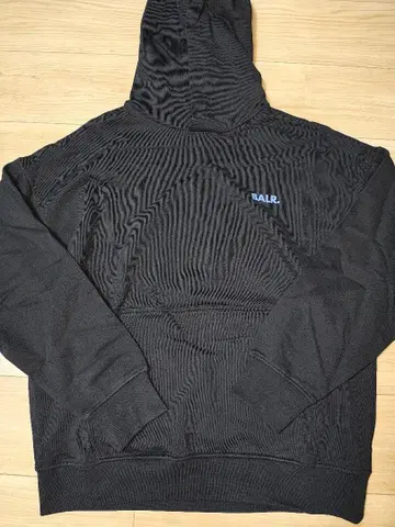 [미사용 새상품] BALR 보라 풀오버 후드티 블랙 M