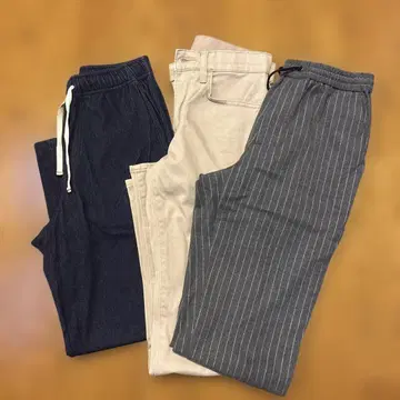 UNIQLO GU 남성용 팬츠 묶음 판매 XS S 사이즈