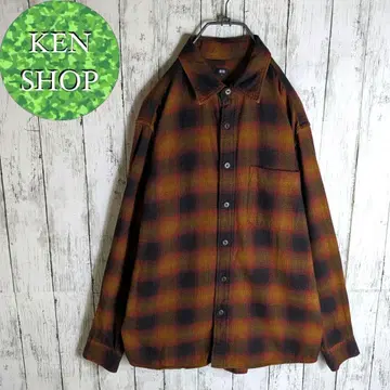 패턴 셔츠 멀티 컬러 옴브레 체크 무늬 캐주얼 구제 의류