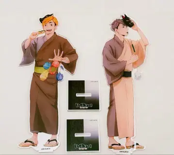 하이큐!! 미야 형제 미야 아츠무 미야 오사무 빅 아크릴 스탠드 유카타